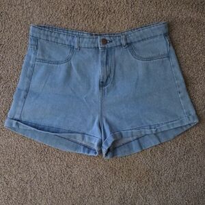 Source Unknown Light Blue Jean Shorts